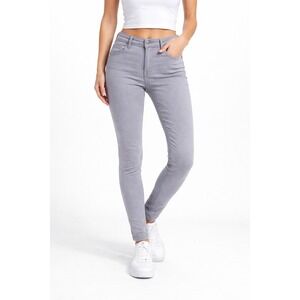 American Eagle‎ Jegging Taupe Sateen Raw Hem Jeans Women's size 4 Regular